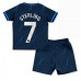 Chelsea Raheem Sterling #7 Barnkläder Borta matchtröja till baby 2023-24 Kortärmad (+ Korta byxor) Billigt